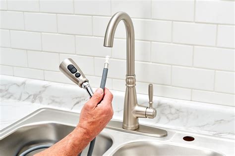 moen kitchen faucet sprayer not working|Replacing a Pullout Sprayer